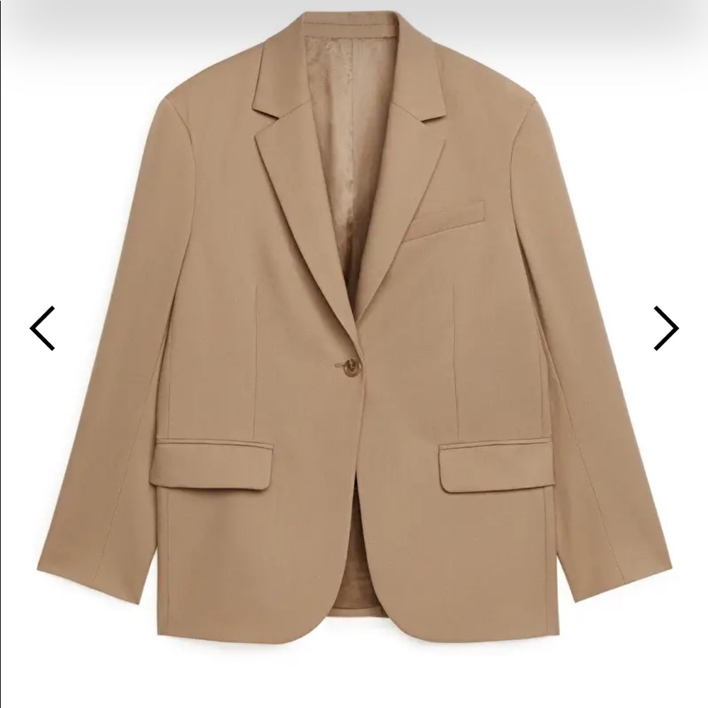 RARE ARKET Oversized Wool Hopsack Blazer